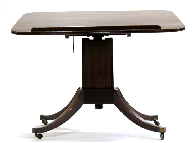 Arkitekt/ritbord, mahogny, 1800-talets 1 hälft eller mitt,