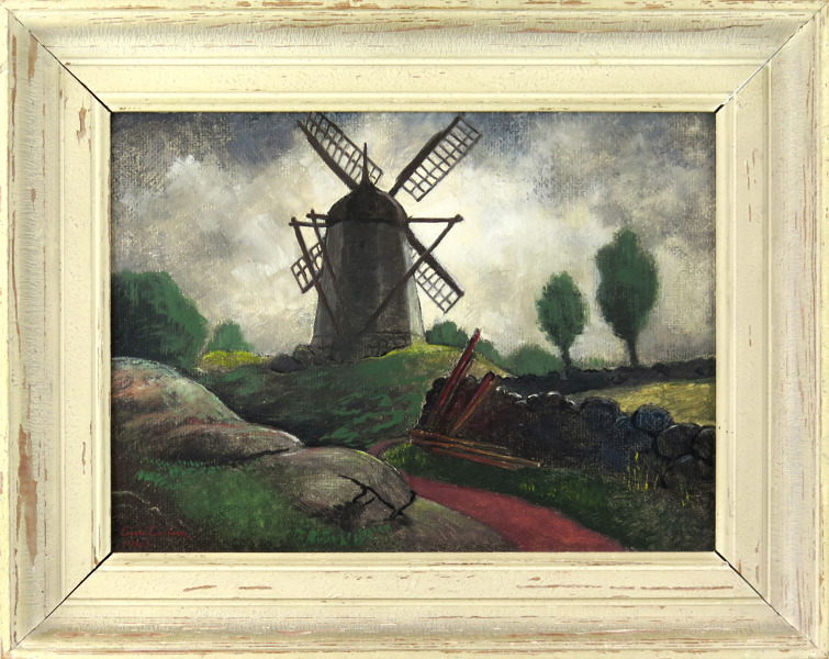 Carlson, Arvid, olja, "Gammal kvarn",