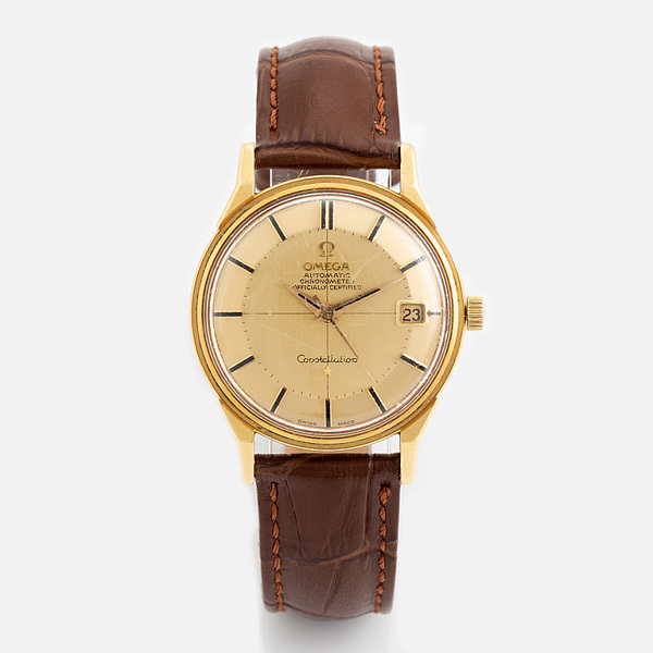 Omega, Constellation, Calendar, "Pie-Pan", wristwatch, 34,5 mm