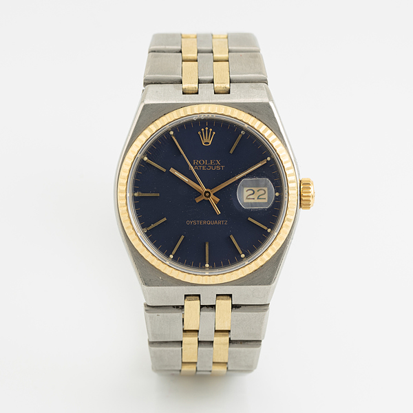 Rolex, Oysterquartz, Datejust, Chronometer, armbandsur, 36 mm
